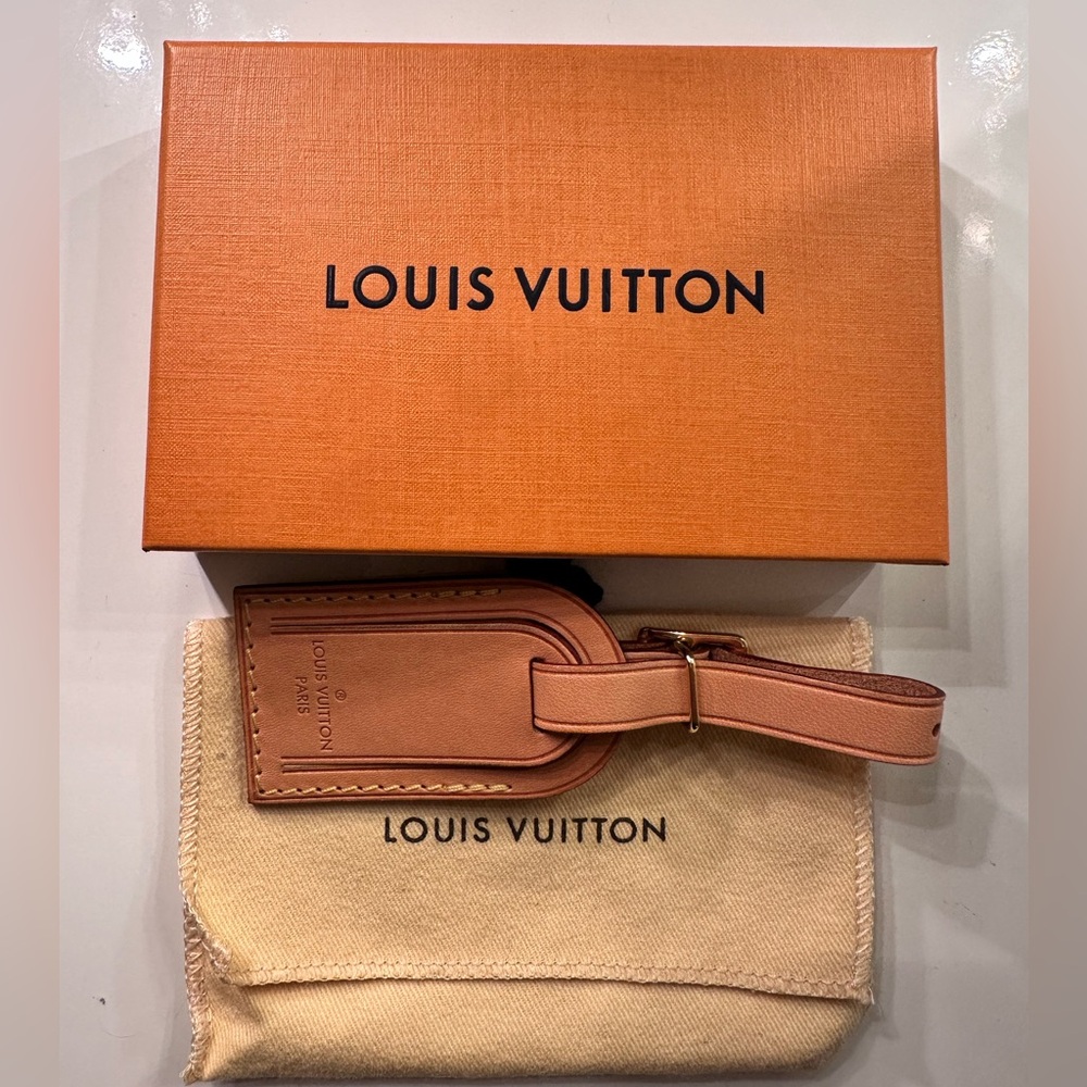 Authentic Louis Vuitton Luggage Tag